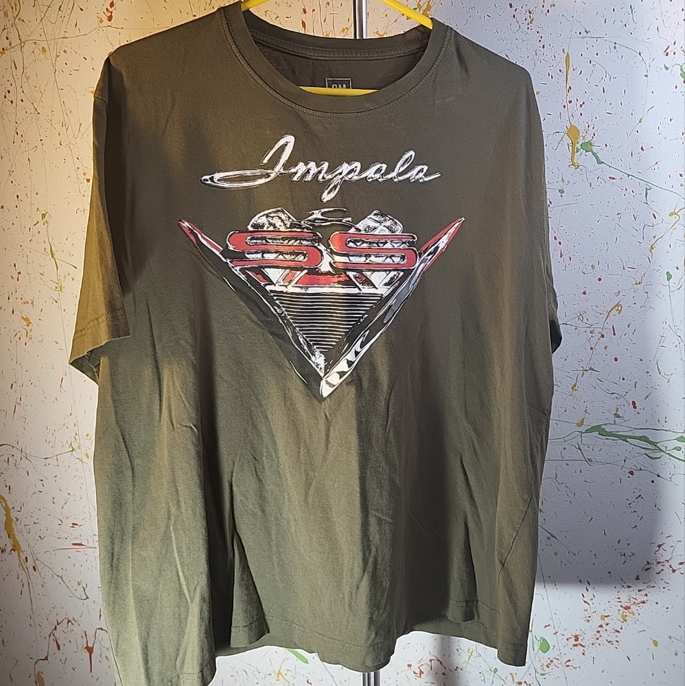 GM Impala SS Chevrolet Car Chevy T Shirt Mens Size XL